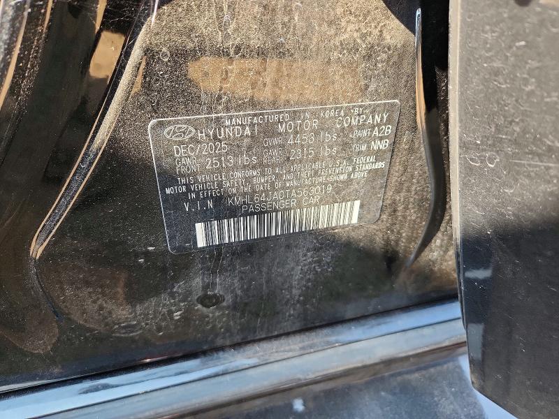 2026 Hyundai Sonata მანქანა იყიდება აუქციონზე, vin: KMHL64JA0TA563019, აუქციონის ნომერი: 60803176