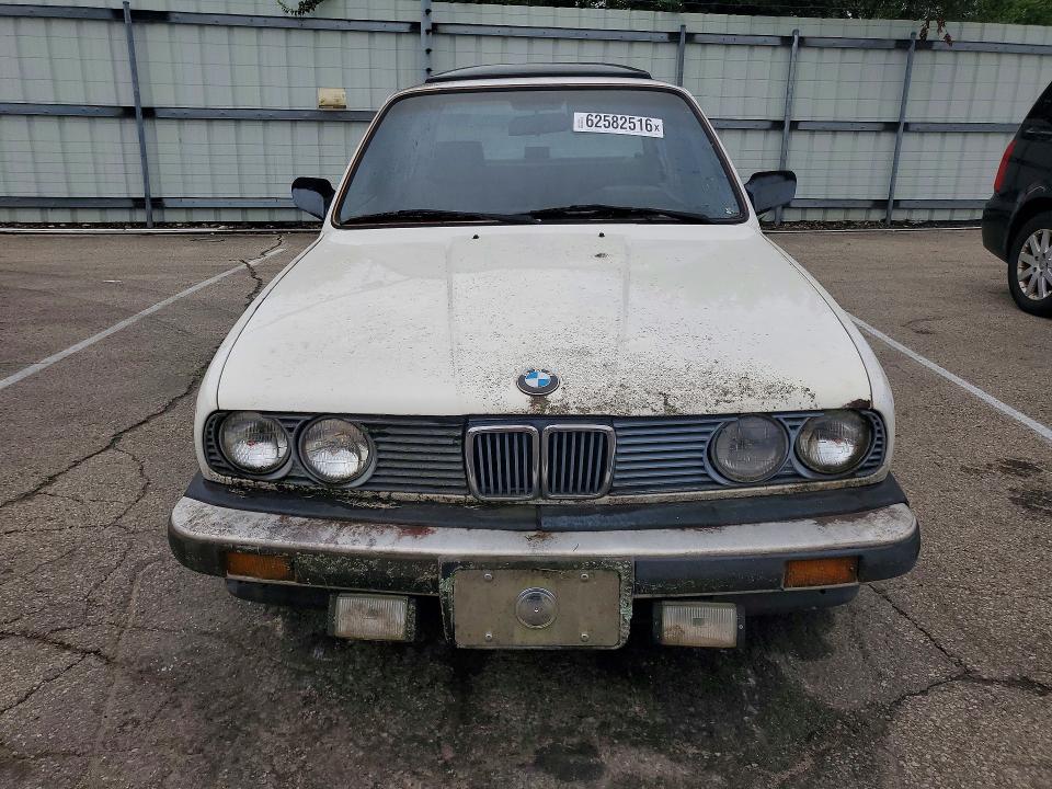 1986 Bmw 325 მანქანა იყიდება აუქციონზე, vin: WBAAE6409G0704997, აუქციონის ნომერი: 62582516