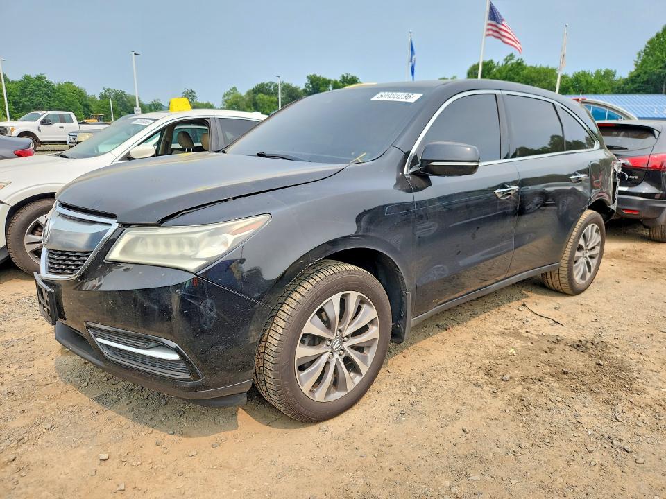 Продажа на аукционе авто 2016 Acura Mdx, vin: 5FRYD4H44GB019618, номер лота: 61721846