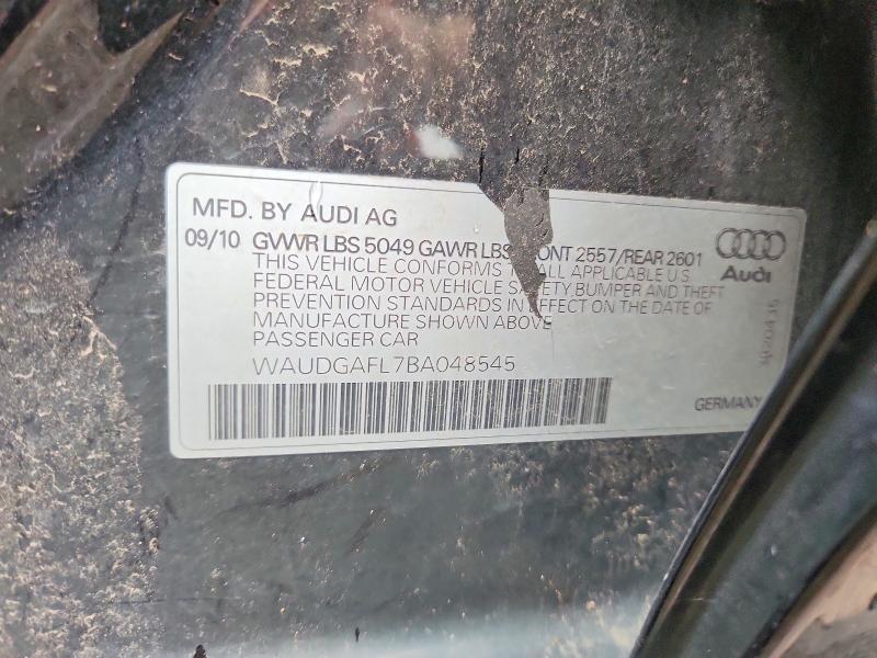 Aukcja sprzedaży 2011 Audi S4, vin: WAUDGAFL7BA048545, numer aukcji: 61789196