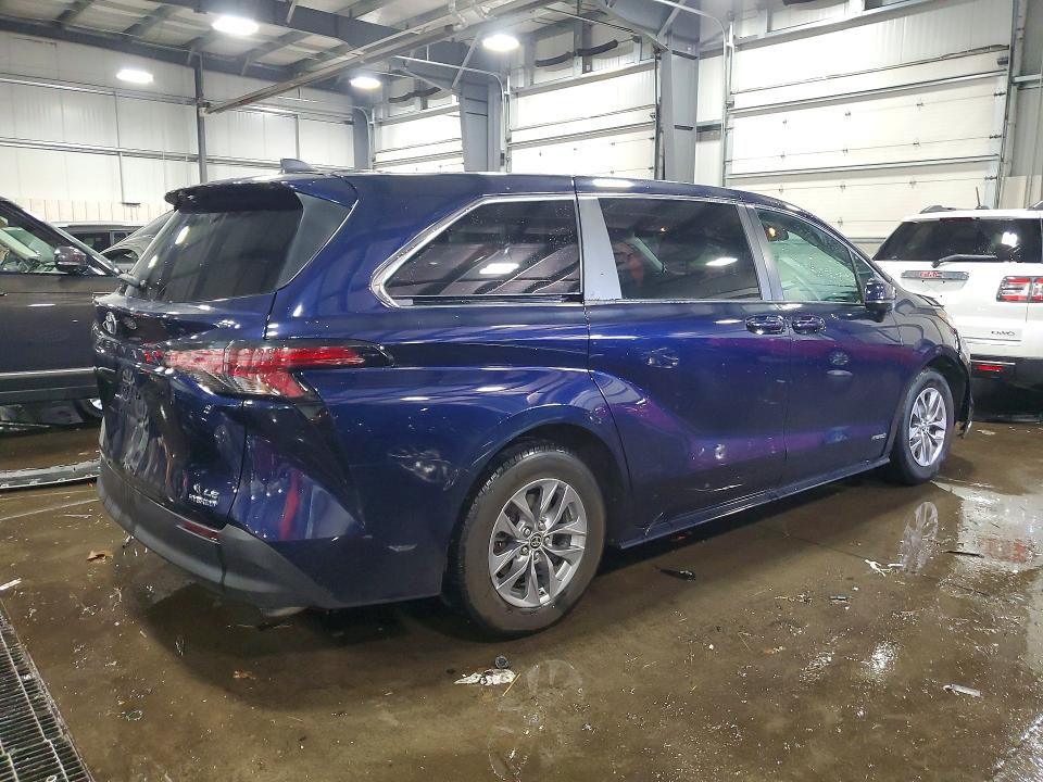 Продаж на аукціоні авто 2021 Toyota Sienna, vin: 5TDKRKEC0MS021169, номер лоту: 59851666