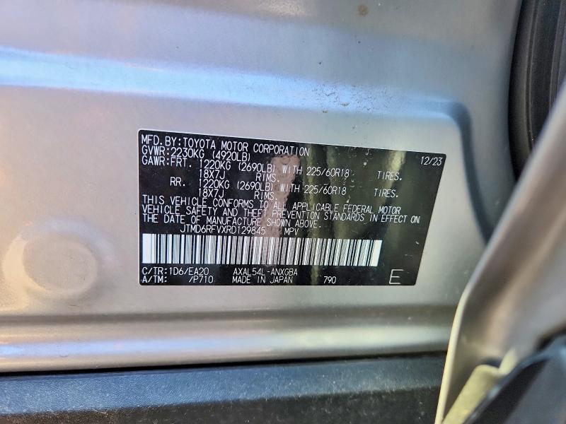 Продаж на аукціоні авто 2024 Toyota Rav4, vin: JTMD6RFVXRD129845, номер лоту: 61959236