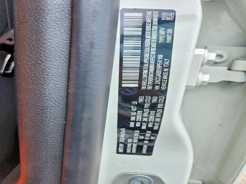 Продаж на аукціоні авто 2017 Jeep Renegade, vin: ZACCJABB1HPE41169, номер лоту: 62418526