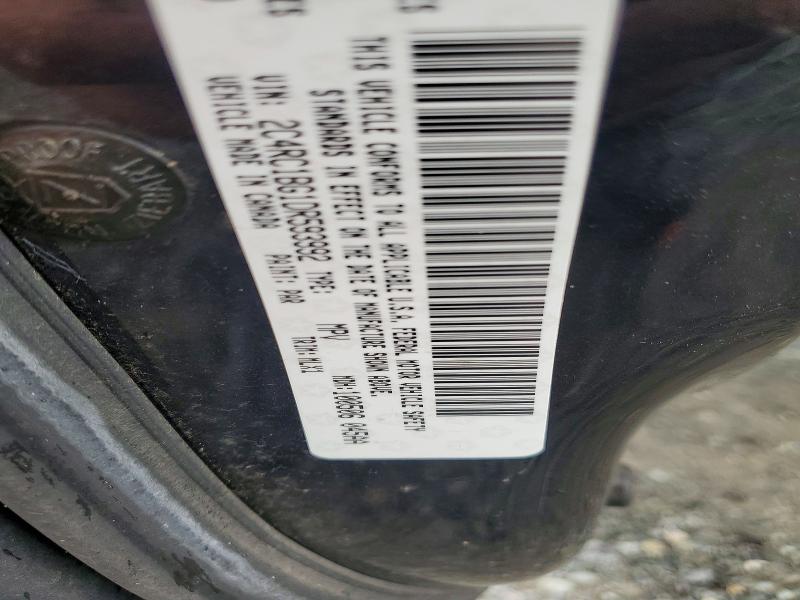 59325576 :رقم المزاد ، 2C4RC1BG1DR593992 vin ، 2013 Chrysler Town & Country مزاد بيع