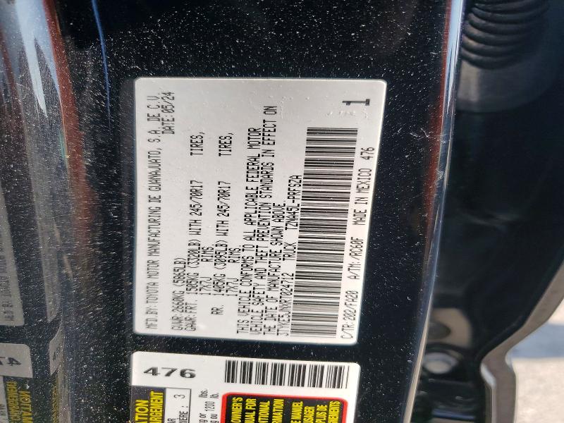 62310506 :رقم المزاد ، 3TYKE5JNXRT024712 vin ، 2024 Toyota Tacoma مزاد بيع