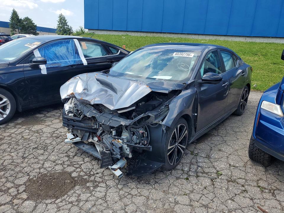 Продажа на аукционе авто 2021 Nissan Sentra, vin: 3N1AB8DV8MY324539, номер лота: 60392796