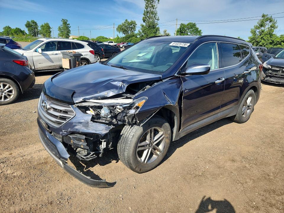 61025736 :رقم المزاد ، 5XYZUDLB3HG477902 vin ، 2017 Hyundai Santa Fe Sport مزاد بيع