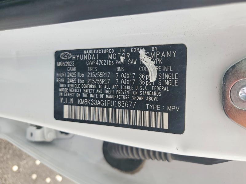 Продаж на аукціоні авто 2023 Hyundai Kona, vin: KM8K33AG1PU183677, номер лоту: 61767836
