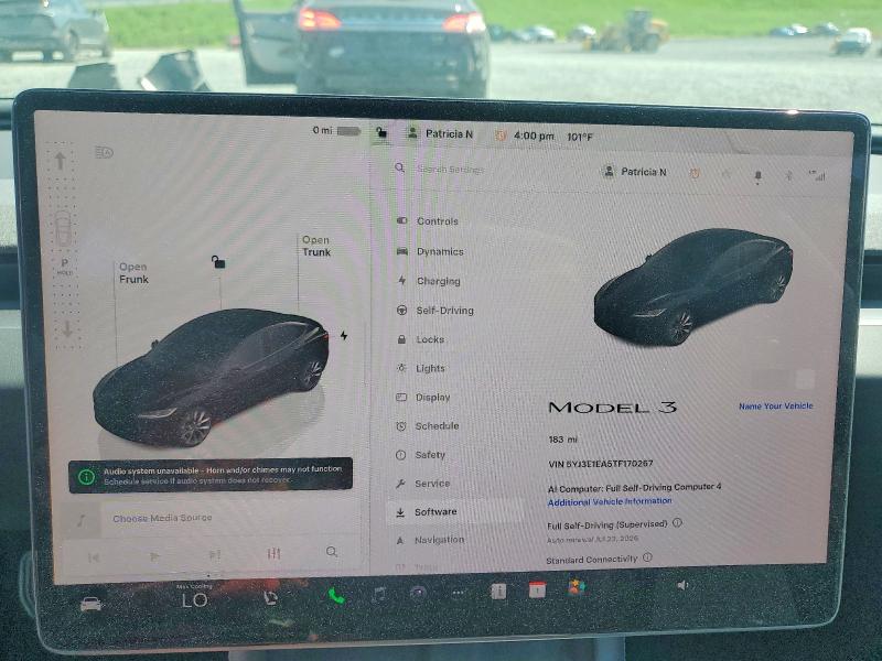 Продаж на аукціоні авто 2026 Tesla Model 3, vin: 5YJ3E1EA5TF170267, номер лоту: 58795986