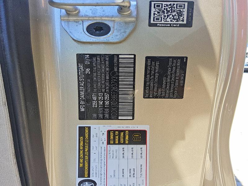 Aukcja sprzedaży 2014 Mercedes-benz E, vin: WDDKJ7DB8EF263793, numer aukcji: 60838986