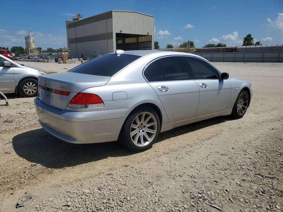 61593696 :رقم المزاد ، WBAGL63565DP75562 vin ، 2005 Bmw 745 مزاد بيع