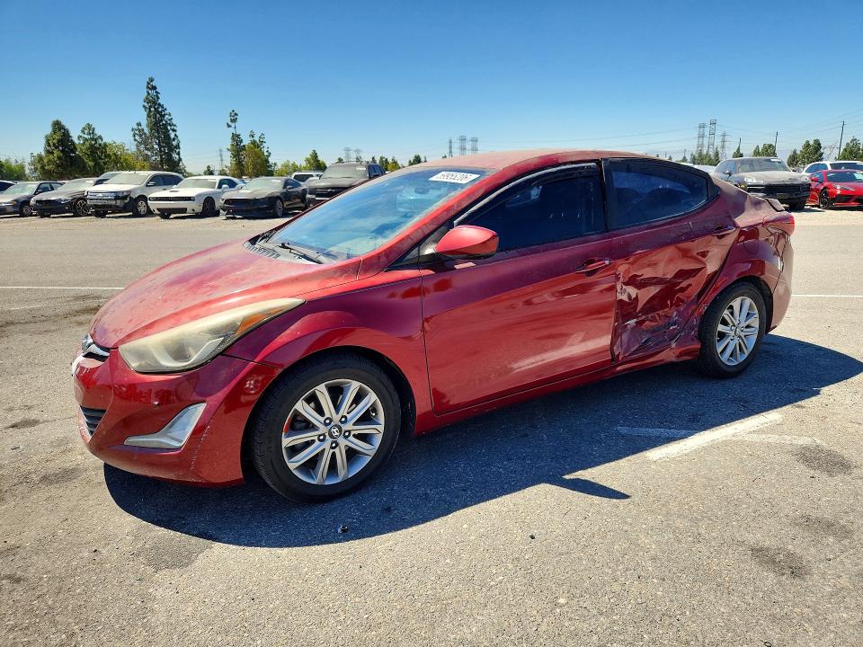 59955206 :رقم المزاد ، 5NPDH4AE2FH606505 vin ، 2015 Hyundai Elantra مزاد بيع