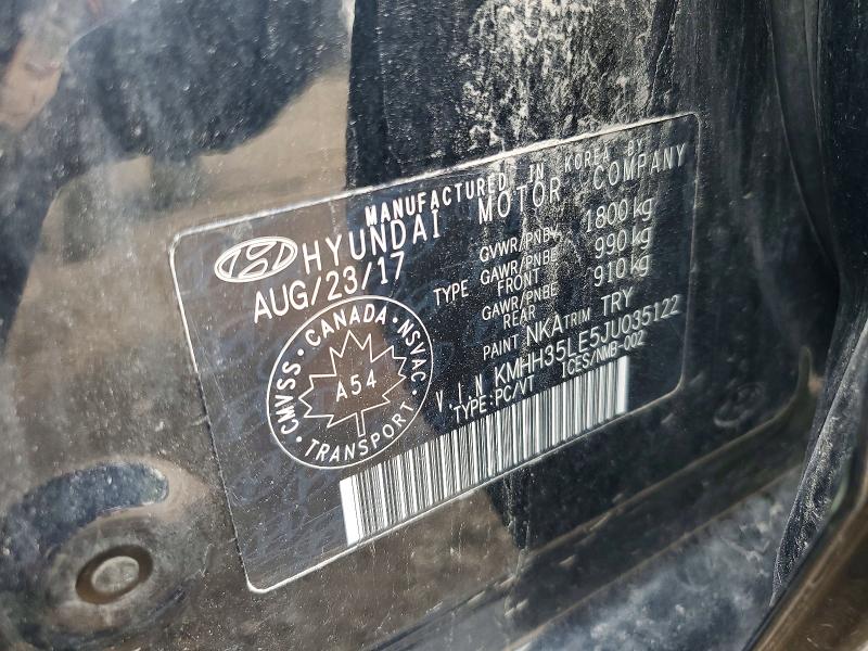 Aukcja sprzedaży 2018 Hyundai Elantra Gt, vin: KMHH35LE5JU035122, numer aukcji: 61762906