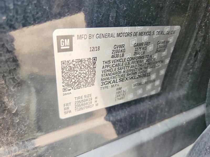 Продаж на аукціоні авто 2019 Gmc Terrain, vin: 3GKALSEX5KL263611, номер лоту: 60754906