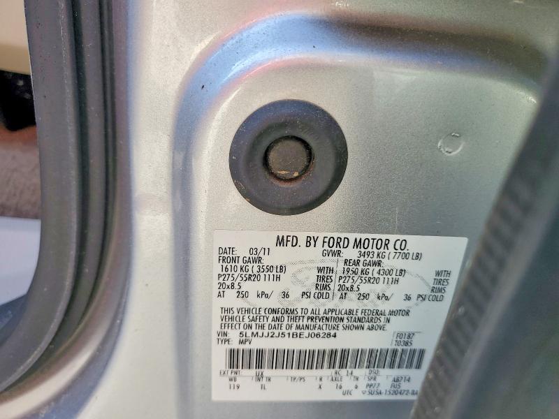 Продаж на аукціоні авто 2011 Lincoln Navigator, vin: 5LMJJ2J51BEJ06284, номер лоту: 61505046