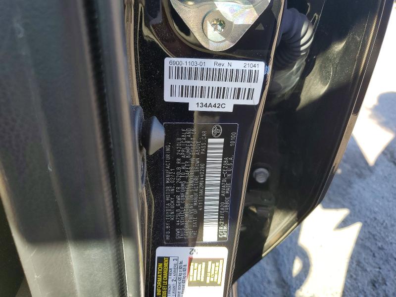 Продаж на аукціоні авто 2021 Toyota Camry, vin: 4T1T11AK2MU440280, номер лоту: 62726576