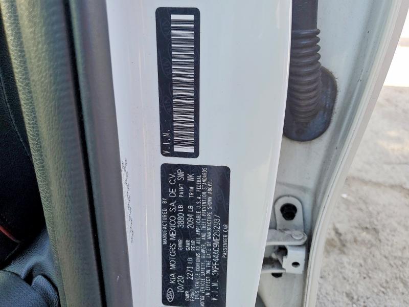 Aukcja sprzedaży 2021 Kia Forte, vin: 3KPF44AC9ME292937, numer aukcji: 59606546