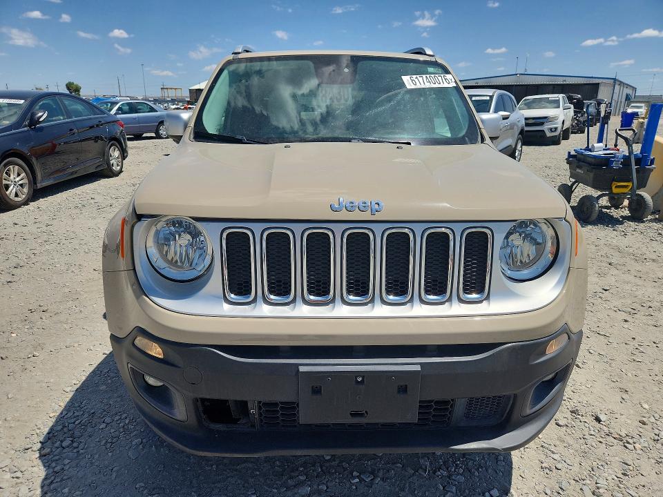 2015 Jeep Renegade მანქანა იყიდება აუქციონზე, vin: ZACCJBDT8FPB34221, აუქციონის ნომერი: 61740076