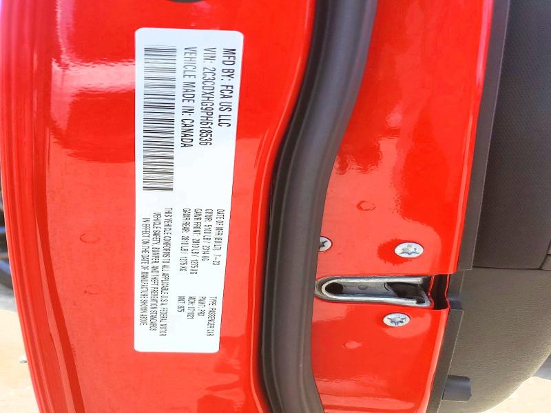 Aukcja sprzedaży 2023 Dodge Charger, vin: 2C3CDXHG9PH618536, numer aukcji: 59230076
