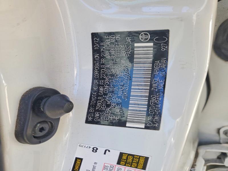 Продаж на аукціоні авто 2013 Toyota Prius, vin: JTDKN3DU2D5550222, номер лоту: 60695656