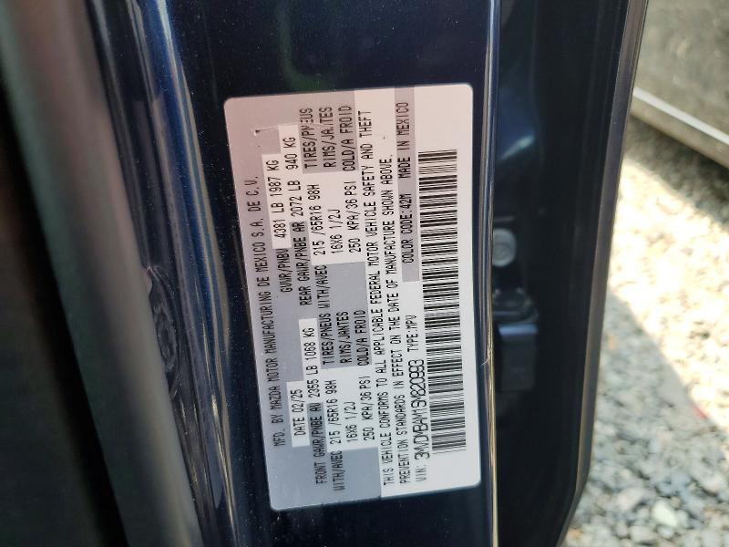 Aukcja sprzedaży 2025 Mazda Cx-30, vin: 3MVDMBAM1SM820993, numer aukcji: 60645666