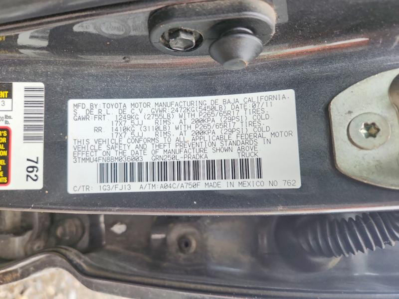 Aukcja sprzedaży 2011 Toyota Tacoma, vin: 3TMMU4FN8BM036003, numer aukcji: 62269976