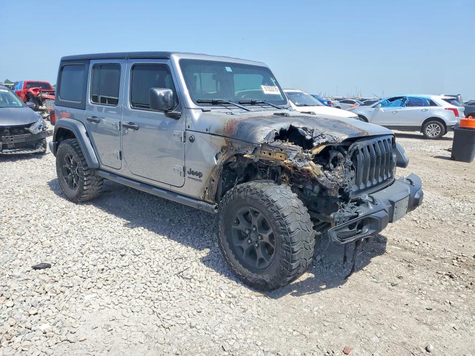 61553216 :رقم المزاد ، 1C4HJXDG0MW713029 vin ، 2021 Jeep Wrangler Unlimited مزاد بيع