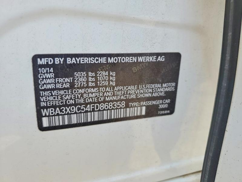 Aukcja sprzedaży 2015 Bmw 335, vin: WBA3X9C54FD868358, numer aukcji: 59294756