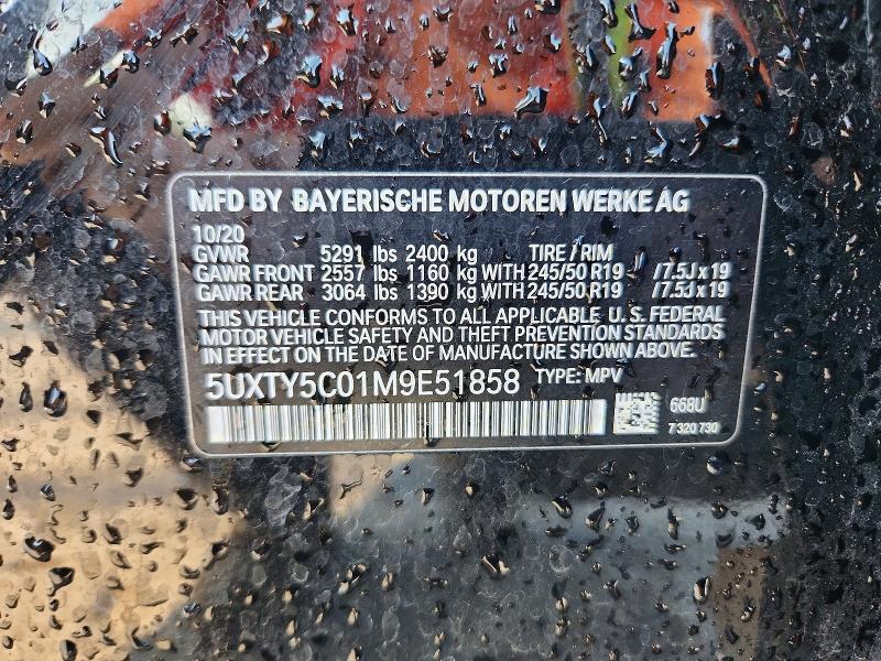 Продажа на аукционе авто 2021 Bmw X3, vin: 5UXTY5C01M9E51858, номер лота: 60039866