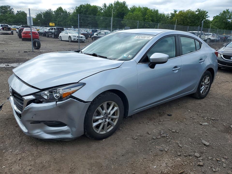 2017 Mazda 3 მანქანა იყიდება აუქციონზე, vin: 3MZBN1U70HM135511, აუქციონის ნომერი: 64869846