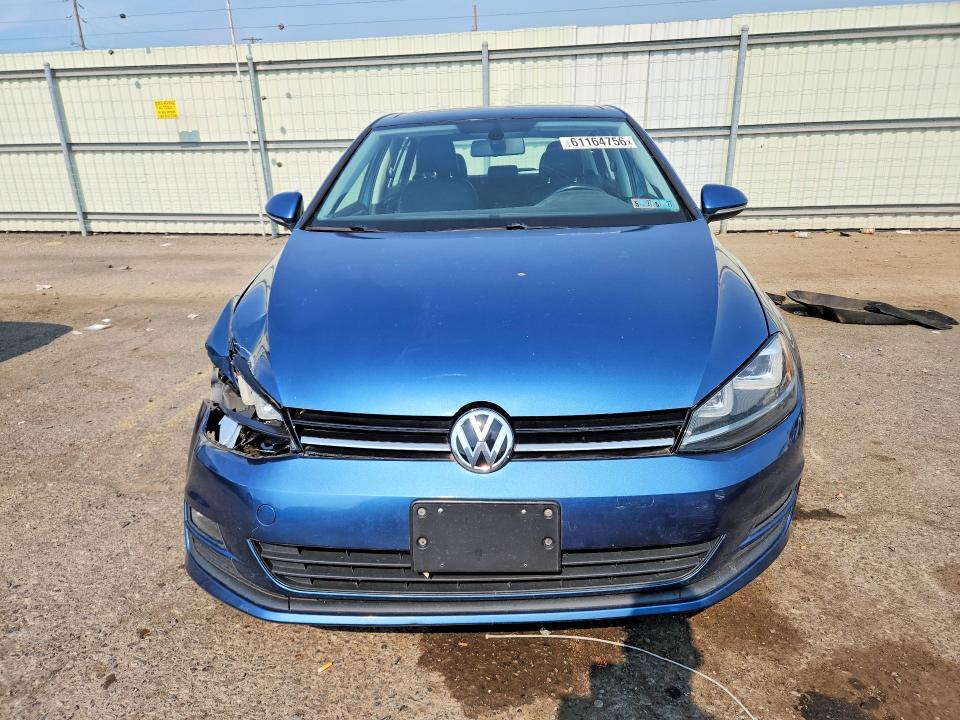 2015 Volkswagen Golf მანქანა იყიდება აუქციონზე, vin: 3VW217AUXFM033591, აუქციონის ნომერი: 61164756