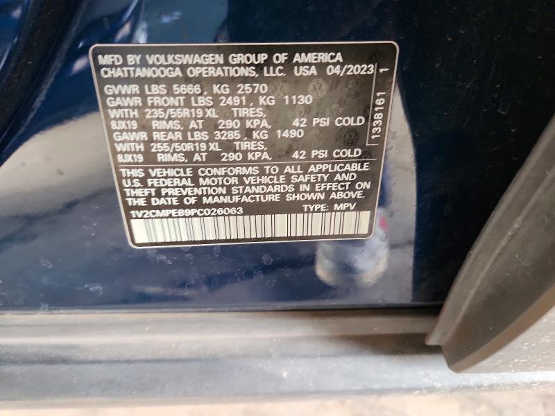 Aukcja sprzedaży 2023 Volkswagen Id.4, vin: 1V2CMPE89PC026063, numer aukcji: 61341876