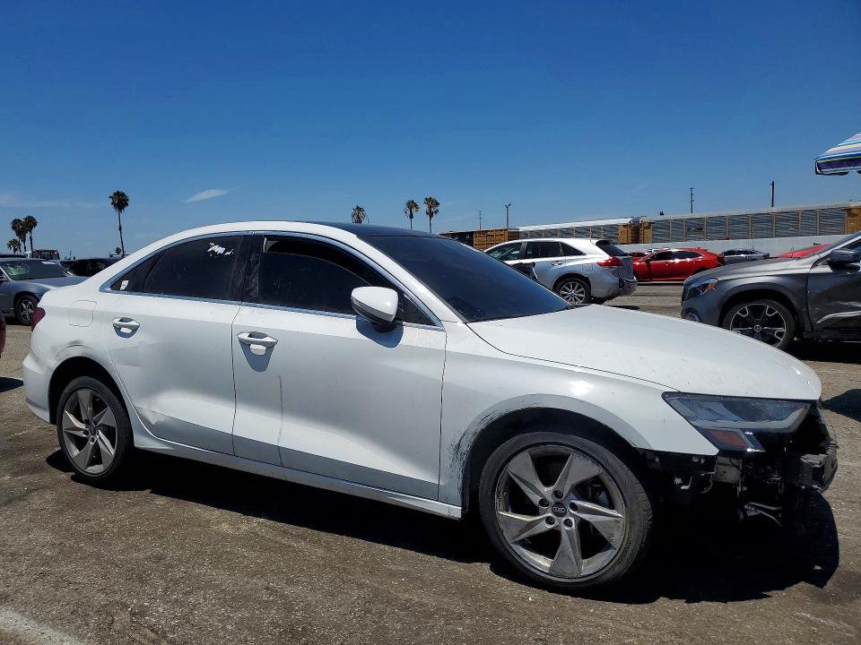 2022 Audi A3 მანქანა იყიდება აუქციონზე, vin: WAUAUDGY2NA077091, აუქციონის ნომერი: 61406346