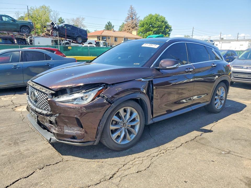 60998486 :رقم المزاد ، 3PCAJ5M34LF105648 vin ، 2020 Infiniti Qx50 مزاد بيع