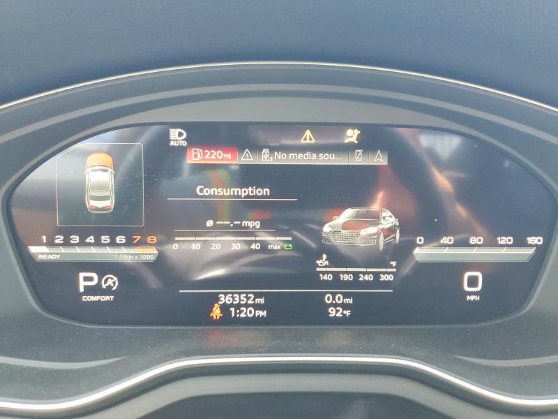 62695026 :رقم المزاد ، WAUTAAF51NA028942 vin ، 2022 Audi A5 مزاد بيع
