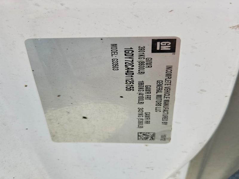 60677516 :رقم المزاد ، 1GDY72CA4D1125156 vin ، 2013 Gmc Savana مزاد بيع