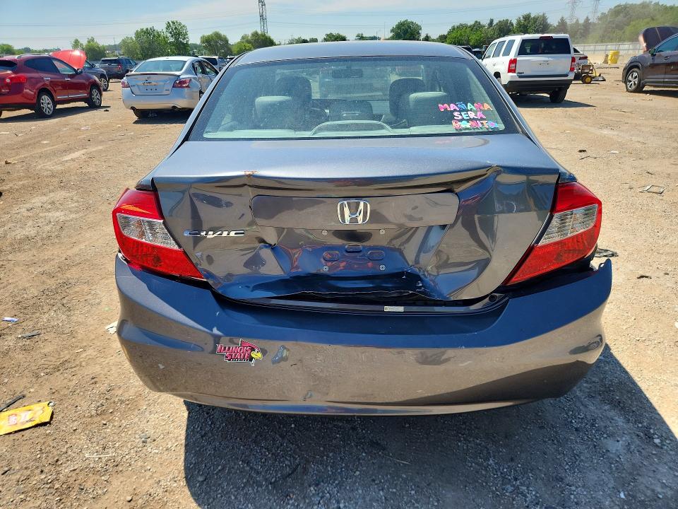59694866 :رقم المزاد ، 19XFB2F58CE106372 vin ، 2012 Honda Civic مزاد بيع