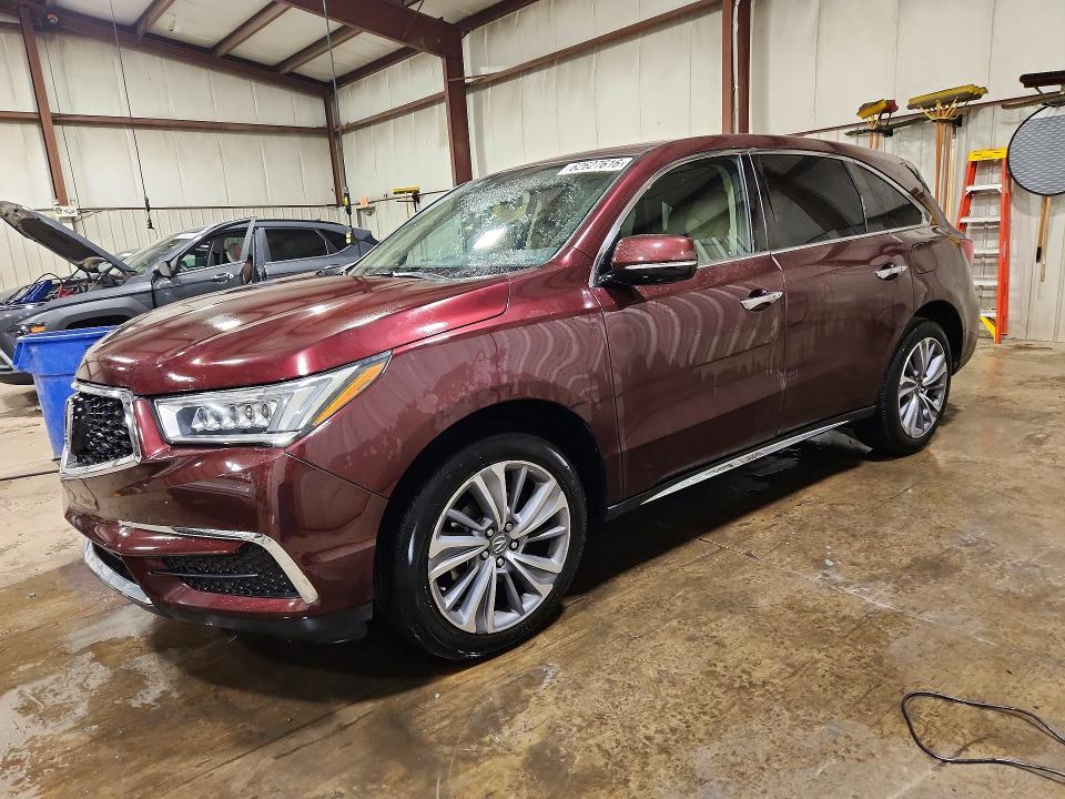 Продаж на аукціоні авто 2017 Acura Mdx, vin: 5FRYD4H51HB041019, номер лоту: 62627616