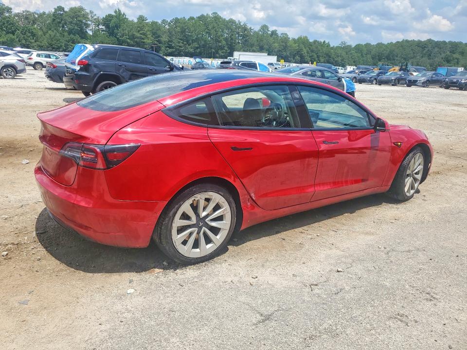 61514176 :رقم المزاد ، 5YJ3E1EA4NF290385 vin ، 2022 Tesla Model 3 مزاد بيع