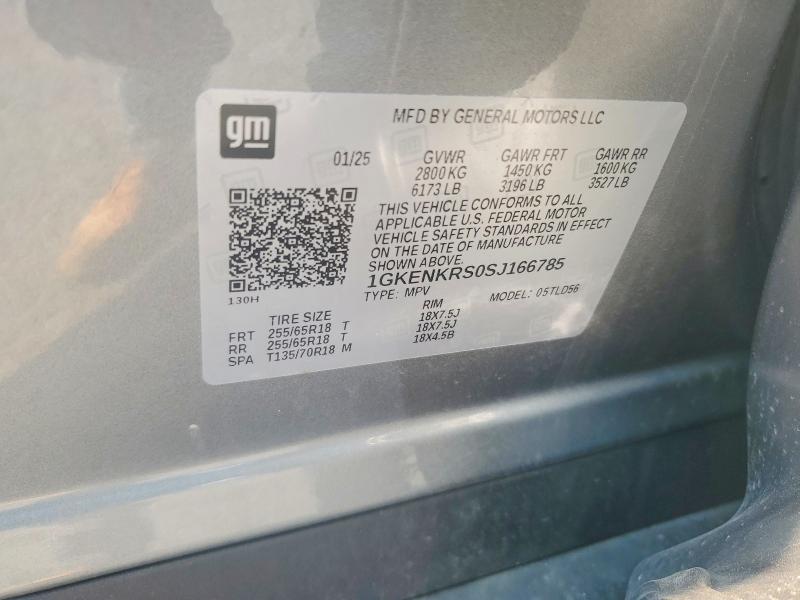 Aukcja sprzedaży 2025 Gmc Acadia, vin: 1GKENKRS0SJ166785, numer aukcji: 60916046