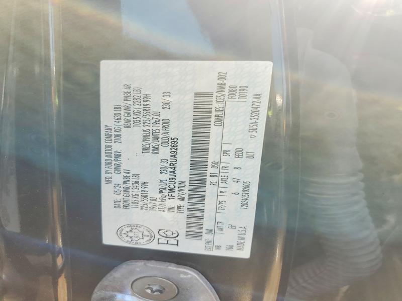 Продажа на аукционе авто 2024 Ford Escape, vin: 1FMCU9JA4RUA92695, номер лота: 59351806