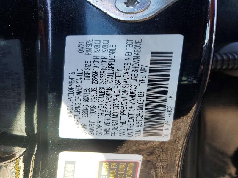Продажа на аукционе авто 2021 Acura Rdx, vin: 5J8TC2H51ML027133, номер лота: 60239916