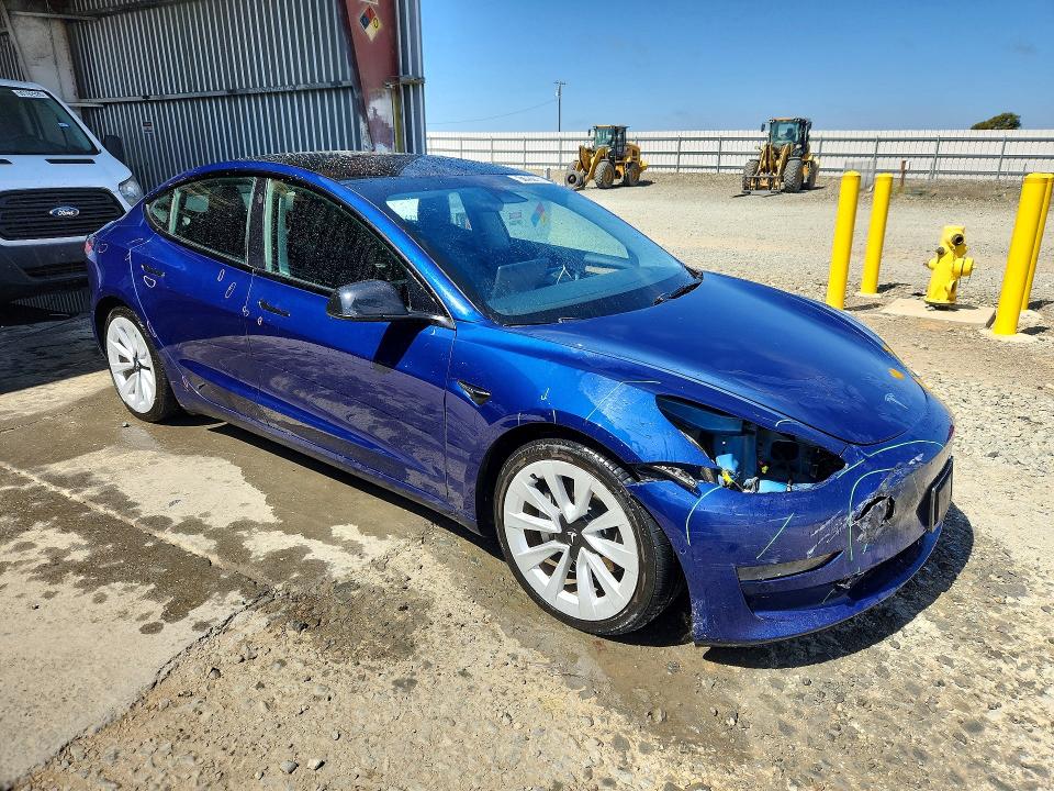 Aukcja sprzedaży 2022 Tesla Model 3, vin: 5YJ3E1EA6NF371341, numer aukcji: 61791166