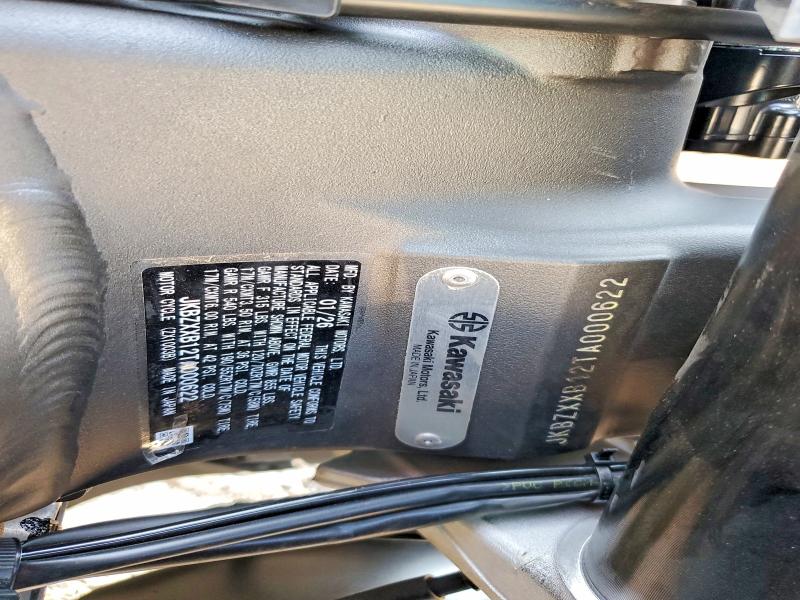 Продажа на аукционе авто 2026 Kawasaki Zx1003, vin: JKBZXXB12TA000622, номер лота: 62987556