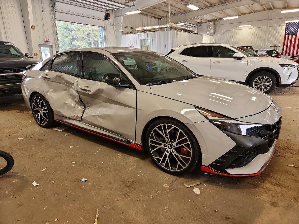61205596 :رقم المزاد ، KMHLW4AK3PU015948 vin ، 2023 Hyundai Elantra N مزاد بيع
