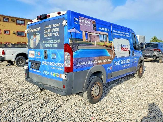 61427406 :رقم المزاد ، 3C6TRVAG5JE109842 vin ، 2018 Ram Promaster 1500 مزاد بيع