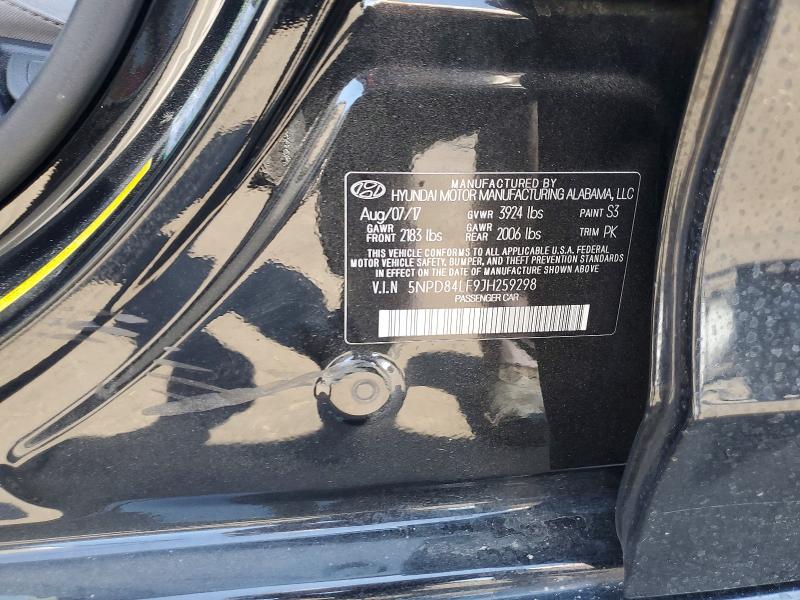 Aukcja sprzedaży 2018 Hyundai Elantra, vin: 5NPD84LF9JH259298, numer aukcji: 63000726