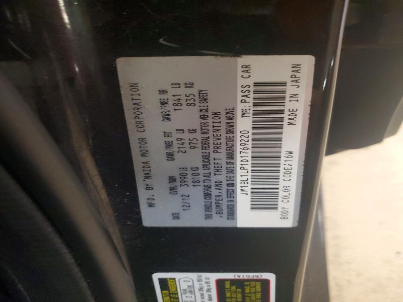 Продаж на аукціоні авто 2013 Mazda 3, vin: JM1BL1LP1D1769220, номер лоту: 61475906