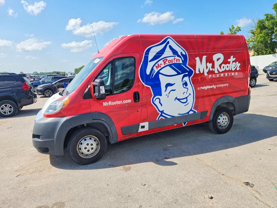 58583826 :رقم المزاد ، 3C6TRVCG4HE528031 vin ، 2017 Ram Promaster 2500 مزاد بيع