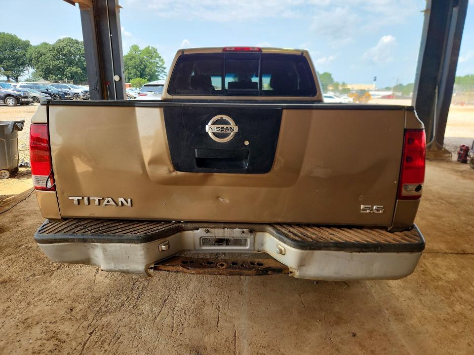 2005 Nissan Titan მანქანა იყიდება აუქციონზე, vin: 1N6BA06A25N543461, აუქციონის ნომერი: 62794636